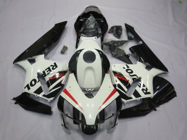 Comprare Carene Moto Honda CBR600RR 2003-2004 - Bianco Rosso Nero Lucido Repsol OEM Stile