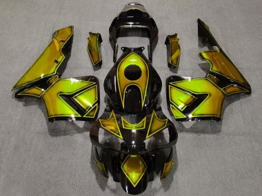 Comprare Carene Moto Honda CBR600RR 2003-2004 - Oro Nero Lucido