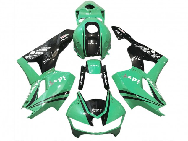 Comprare Carene Moto Honda CBR600RR 2013-2023 - Verde Nero Lucido