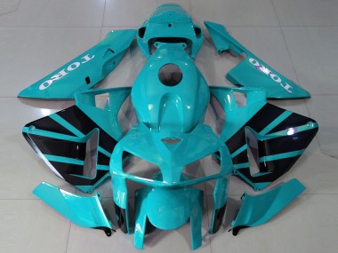 Comprare Carene Moto Honda CBR600RR 2005-2006 - Verde Acqua OEM Stile