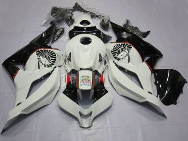 Comprare Carene Moto Honda CBR600RR 2009-2012 - Bianco Nero Lucido Tie Dye