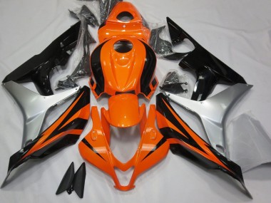 Comprare Carene Moto Honda CBR600RR 2007-2008 - Argento Arancia Nero Lucido OEM Stile