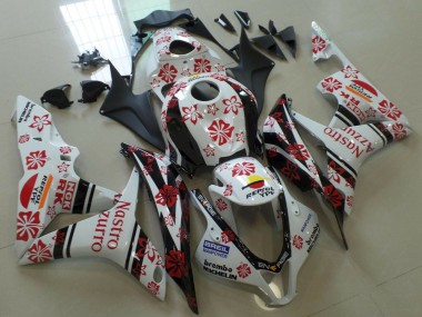 Comprare Carene Moto Honda CBR600RR 2007-2008 - Bianco Rosso Nero Nastro Azzurro