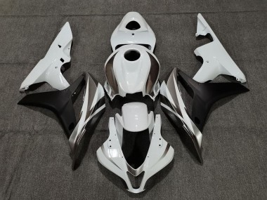 Comprare Carene Moto Honda CBR600RR 2007-2008 - Bianco Nero Opaco