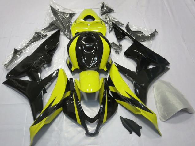 Comprare Carene Moto Honda CBR600RR 2007-2008 - Giallo Nero Lucido OEM Stile