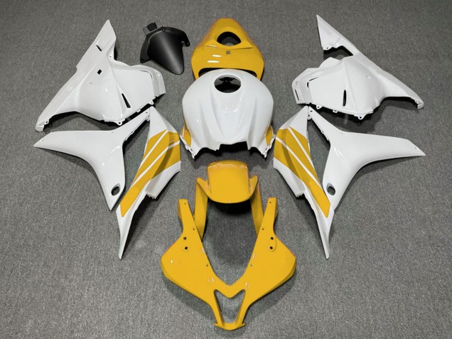 Comprare Carene Moto Honda CBR600RR 2009-2012 - Bianco Giallo Banda