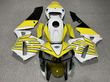 Comprare Carene Moto Honda CBR600RR 2005-2006 - Giallo Bianco Ali