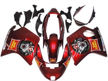 Comprare Carene Moto Honda CBR1100XX Blackbird 1996-2007 - Rosso Giallo San Carlo