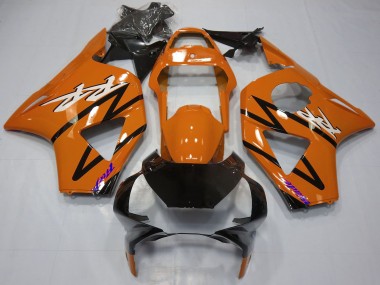 Comprare Carene Moto Honda CBR954RR 2002-2003 - Arancione Scuro Nero Lucido