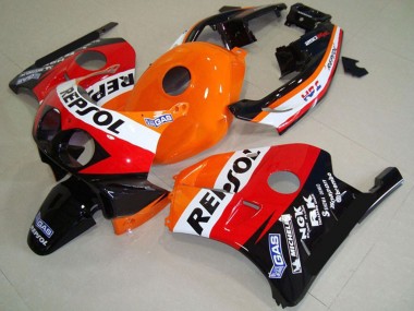 Comprare Carene Moto Honda CBR250RR 1990-1998 - Arancia Bianco Rosso Nero Lucido Classic Repsol
