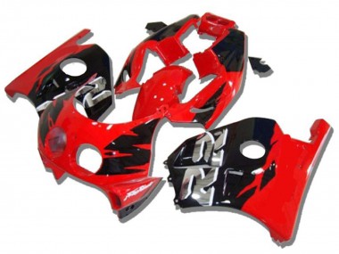 Comprare Carene Moto Honda CBR250RR 1990-1998 - Rosso Nero Lucido Argento RR