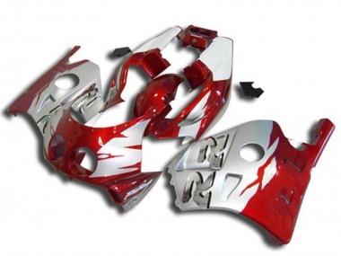 Comprare Carene Moto Honda CBR250RR 1990-1998 - Argento Rosso