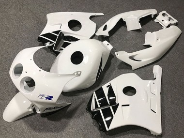 Comprare Carene Moto Honda CBR250RR 1990-1998 - Bianco Nero Lucido
