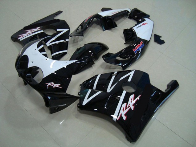 Comprare Carene Moto Honda CBR250RR 1990-1998 - Bianco Nero Lucido HRC