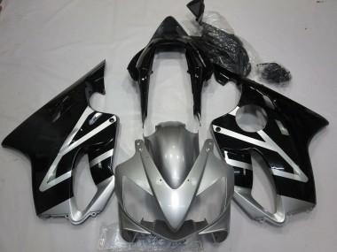 Comprare Carene Moto Honda CBR600 F4i 2004-2007 - Argento Nero Lucido