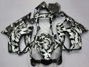 Comprare Carene Moto Honda CBR600 F4i 2001-2003 - Bianco Grigio Nero Camouflage