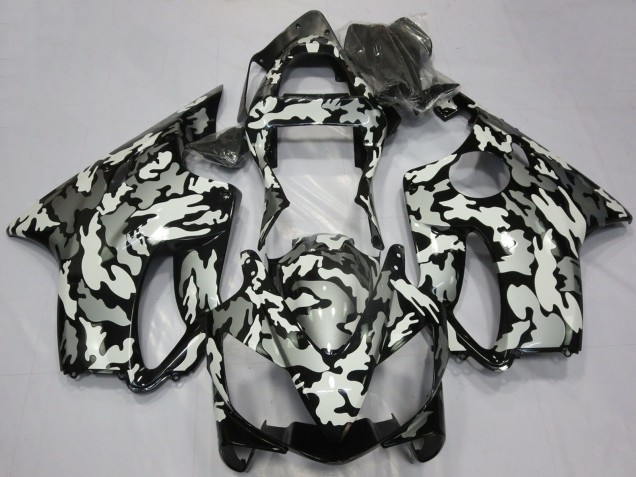 Comprare Carene Moto Honda CBR600 F4i 2001-2003 - Bianco Grigio Nero Camouflage