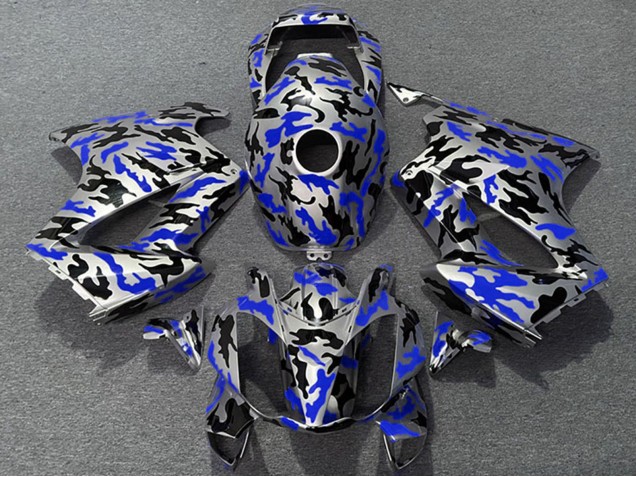 Comprare Carene Moto Honda VFR 800 2002-2013 - Blu Camouflage