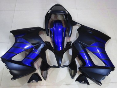 Comprare Carene Moto Honda VFR 800 2002-2013 - Lucido Blu Blu Opaco Nero Opaco