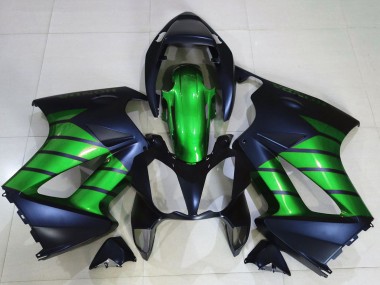 Comprare Carene Moto Honda VFR 800 2002-2013 - Verde Nero Opaco