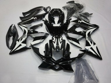 Comprare Carene Moto Suzuki GSXR 1000 2009-2016 - Nero Lucido Bianco