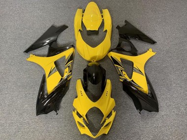 Comprare Carene Moto Suzuki GSXR 1000 2007-2008 - Giallo Nero Lucido