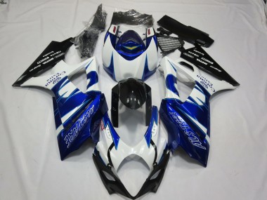 Comprare Carene Moto Suzuki GSXR 1000 2007-2008 - Bianco Blu Nero Corona Alstare