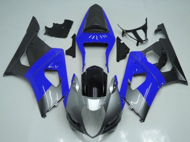 Comprare Carene Moto Suzuki GSXR 1000 2003-2004 - Blu Argento Nero