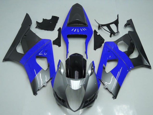 Comprare Carene Moto Suzuki GSXR 1000 2003-2004 - Blu Argento Nero