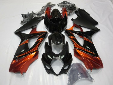 Comprare Carene Moto Suzuki GSXR 1000 2007-2008 - Arancia Nero