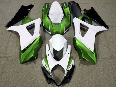 Comprare Carene Moto Suzuki GSXR 1000 2007-2008 - Bianco Verde Nero