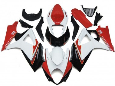 Comprare Carene Moto Suzuki GSXR 1000 2007-2008 - Bianco Rosso Nero