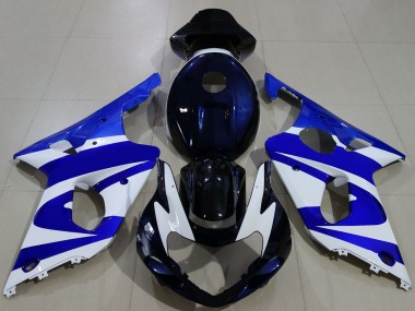 Comprare Carene Moto Suzuki GSXR 1000 2000-2002 - Blu Bianco Nero