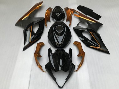 Comprare Carene Moto Suzuki GSXR 1000 2005-2006 - Nero Lucido Bronzo