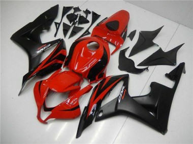 Comprare Carena Moto Honda CBR600RR 2007-2008 - Rosso Nero Opaco Decals
