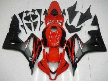 Comprare Carena Moto Honda CBR600RR 2007-2008 - Rosso Nero Opaco Decals