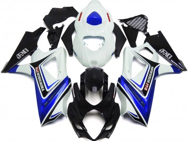 Comprare Carene Moto Suzuki GSXR 1000 2007-2008 - Bianco Blu Nero OEM Stile