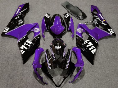Comprare Carene Moto Suzuki GSXR 1000 2005-2006 - Viola Nero Lucido Bianco