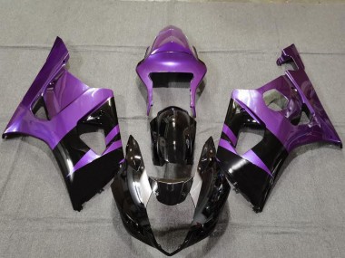 Comprare Carene Moto Suzuki GSXR 1000 2003-2004 - Viola Nero Lucido