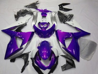 Comprare Carene Moto Suzuki GSXR 1000 2009-2016 - Viola Bianco