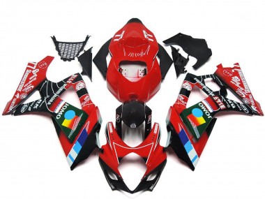 Comprare Carene Moto Suzuki GSXR 1000 2007-2008 - Rosso Nero Blu Bianco Giallo
