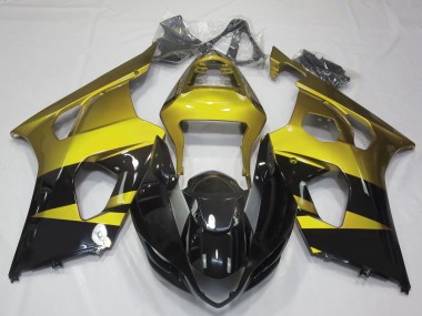 Comprare Carene Moto Suzuki GSXR 1000 2003-2004 - Giallo Nero Lucido