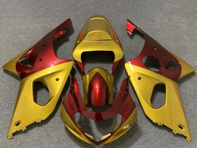 Comprare Carene Moto Suzuki GSXR 1000 2000-2002 - Oro Rosso