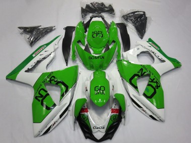 Comprare Carene Moto Suzuki GSXR 1000 2009-2016 - Bianco Verde Go Fun