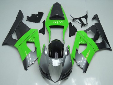 Comprare Carene Moto Suzuki GSXR 1000 2003-2004 - Verde Argento Nero