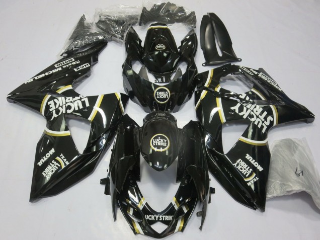 Comprare Carene Moto Suzuki GSXR 1000 2009-2016 - Nero Lucido Lucky Strike