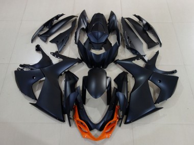 Comprare Carene Moto Suzuki GSXR 1000 2009-2016 - Nero Opaco Arancia
