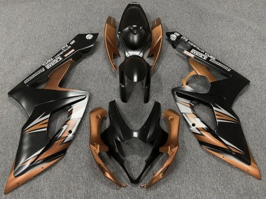 Comprare Carene Moto Suzuki GSXR 1000 2005-2006 - Nero Opaco Bronzo