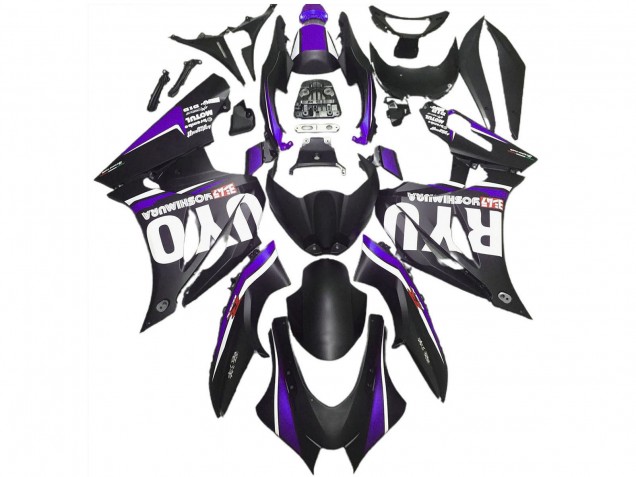 Comprare Carene Moto Suzuki GSXR 1000 2017-2024 - Nero Opaco Viola