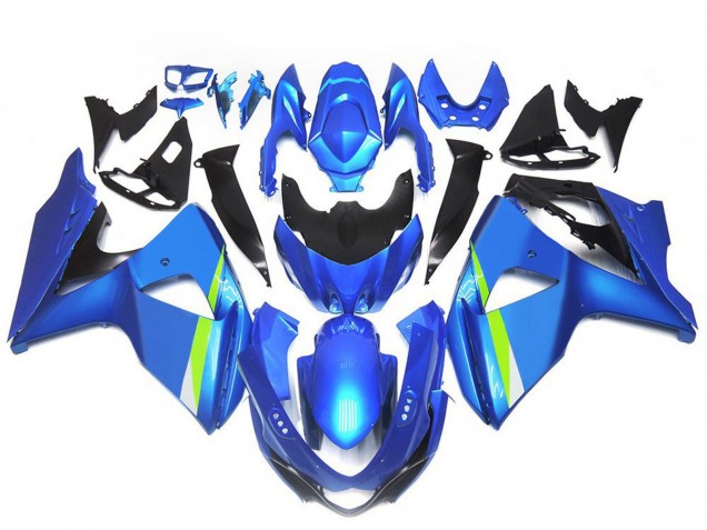 Comprare Carene Moto Suzuki GSXR 1000 2009-2016 - Blu Verde Nero
